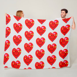 Gelukkige harten! fleece deken