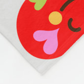Gelukkige harten! fleece deken (Hoek)