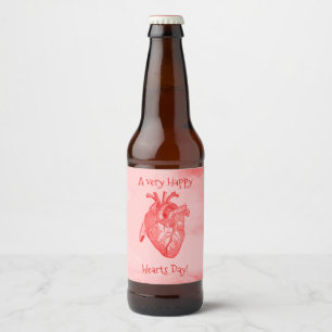 Gelukkige Hartendag Valentijn Bier Etiket