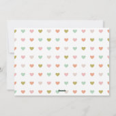 Gelukkige Hartendag Valentijnsfamilie Fotocollage Feestdagenkaart (Achterkant)