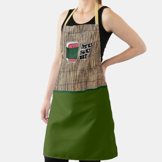 Gelukkige Hawaiiaanse Musubi Sushi Nori Schort (Insitu)