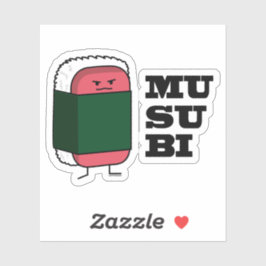 Gelukkige Hawaiiaanse Musubi Sushi Nori Sticker