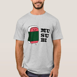 Gelukkige Hawaiiaanse Musubi Sushi Nori T-shirt