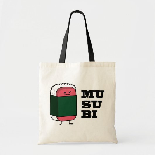 Gelukkige Hawaiiaanse Musubi Sushi Nori Tote Bag (Voorkant)