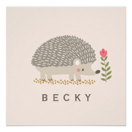 Gelukkige Hedgie Perfect Poster