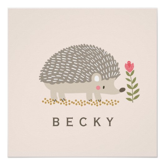 Gelukkige Hedgie Perfect Poster (Voorkant)