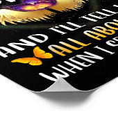 Gelukkige Hemelse Verjaardag Vader in de Hemel Mem Poster (Hoek)