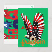 GELUKKIGE HERDENKINGSDAG BRIEFKAART (Voorkant / Achterkant)