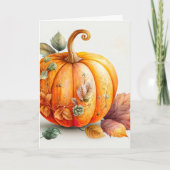 Gelukkige Herfst - Gelukkige Halloween Kaart (Voorkant)