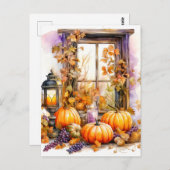 Gelukkige Herfst | Geniet van de Herfst Weer Briefkaart (Voorkant / Achterkant)