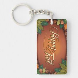Gelukkige Herfst Herfst Sleutelhanger