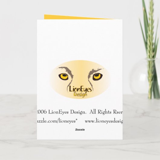 Gelukkige Herfst! Kaart (Achterkant)