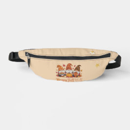 Gelukkige Herfst Mensen Kabouters Tas