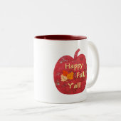 Gelukkige Herfst Y'all Pompoen Mok (Voorkant rechts)