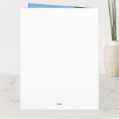 Gelukkige het briefkaart blauwe oceaan van de (Achterkant)