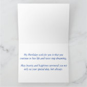 Gelukkige het briefkaart blauwe oceaan van de (Binnen)