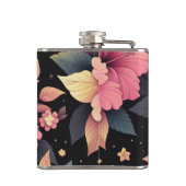 Gelukkige Hibiscus Heupfles (Achterkant)