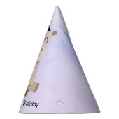 Gelukkige Hippo met verjaardagstaart Feesthoedjes (Rechts)