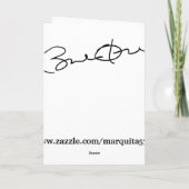 gelukkige Hoildays Feestdagen Kaart (Achterkant)