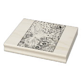 Gelukkige Holle kolibrie Rubberstempel (Stempel)