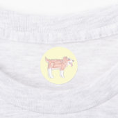 Gelukkige Hond Kleding Labels (Aangebracht)