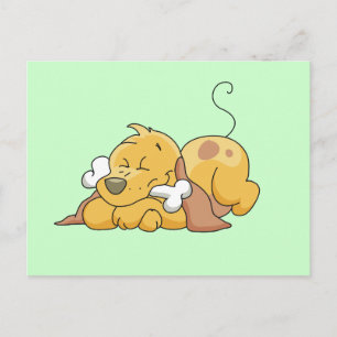 Gelukkige Hond met de T-shirts en de Giften van Briefkaart