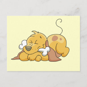 Gelukkige Hond met de T-shirts en de Giften van Briefkaart