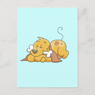 Gelukkige Hond met de T-shirts en de Giften van Briefkaart