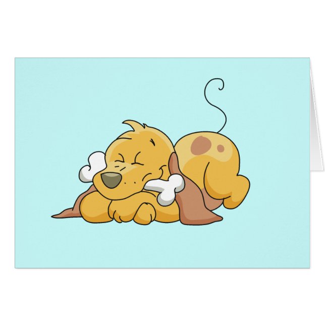 Gelukkige Hond met de T-shirts en de Giften van he (Voorkant Horizontaal)