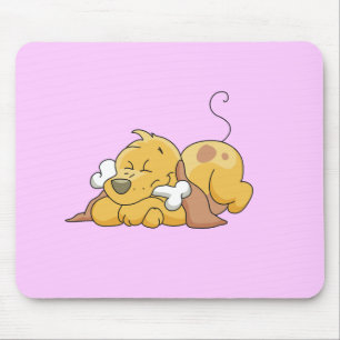 Gelukkige Hond met de T-shirts en de Giften van Muismat