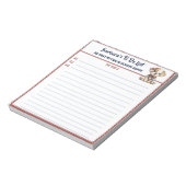 Gelukkige hond of foto gepersonaliseerd om planner notitieblok (Linkerzijde)