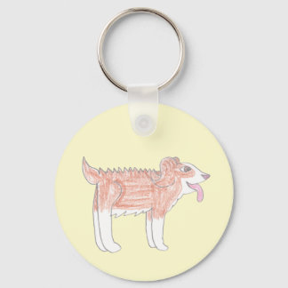 Gelukkige Hond Sleutelhanger