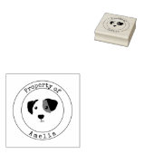 Gelukkige Hond van Eigenschap Rubberstempel (Gestempeld)
