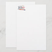 Gelukkige Honden Met Botten Briefpapier (Voorkant / Achterkant)