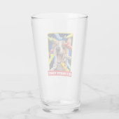 Gelukkige Hondenfeest Toeters Glas (Achterkant)
