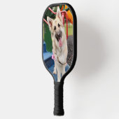 Gelukkige hoofdhelling pickleball paddle (Links)