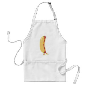 Gelukkige Hotdog Standaard Schort