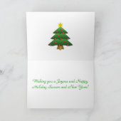 gelukkige howliday feestdagen kaart (Binnen)