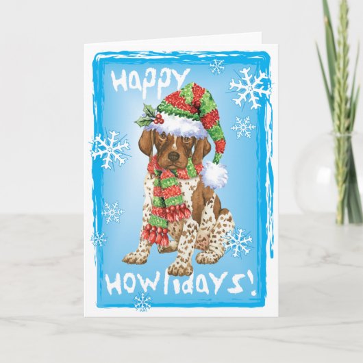 Gelukkige Howliday GSP Feestdagen Kaart (Voorkant)