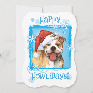 Gelukkige Howlidays APBT Feestdagenkaart