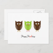 Gelukkige Howlidays Feestdagenkaart (Voorkant / Achterkant)