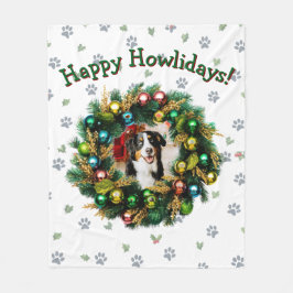 Gelukkige Howlidays Fotokaart Fleece Deken