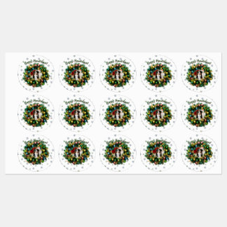 Gelukkige Howlidays Fotokaart Labels
