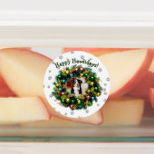Gelukkige Howlidays Fotokaart Labels (Aangebracht)