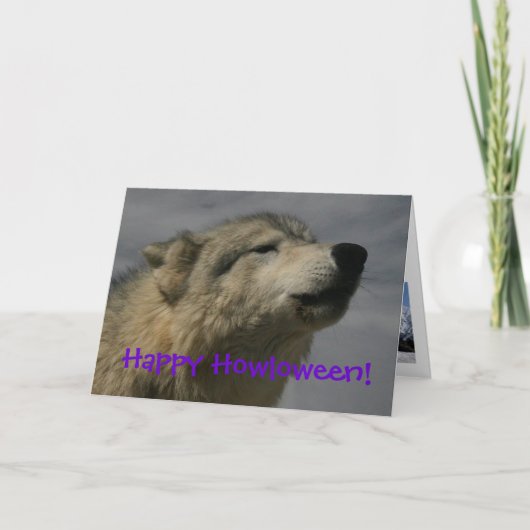 Gelukkige Howloween! Kaart (Voorkant)