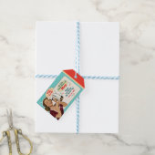 Gelukkige huisvrouw bruidsfeest receptkaart cadeaulabel (Met Touw)