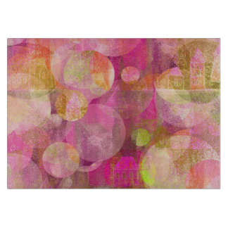 gelukkige huizen die raad snijden snijplank