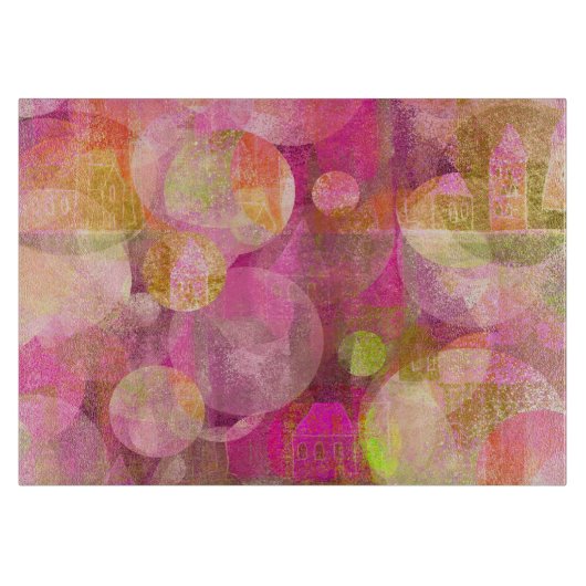 gelukkige huizen die raad snijden snijplank (Voorkant)