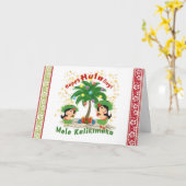 Gelukkige Hula-dagen 3 wenskaart Kaart (Gele Bloem)