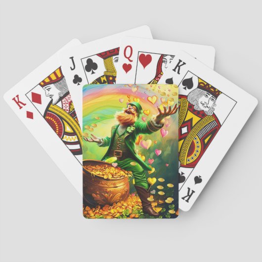 GELUKKIGE IEREN POKERKAARTEN (Achterkant)